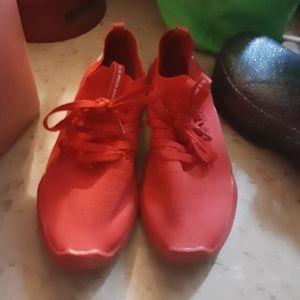 My red polo sneakers